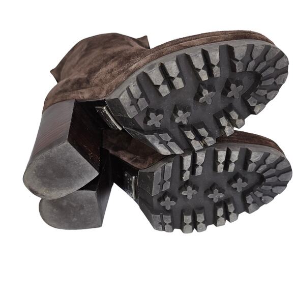 Michael Kors Collection Brown Suede Knee High Boots - Picture 10 of 13